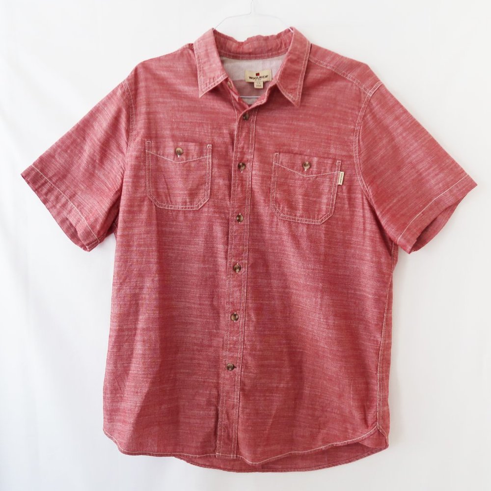 SOLD | Woolrich Mens Short Sleeve Button Up Shirt